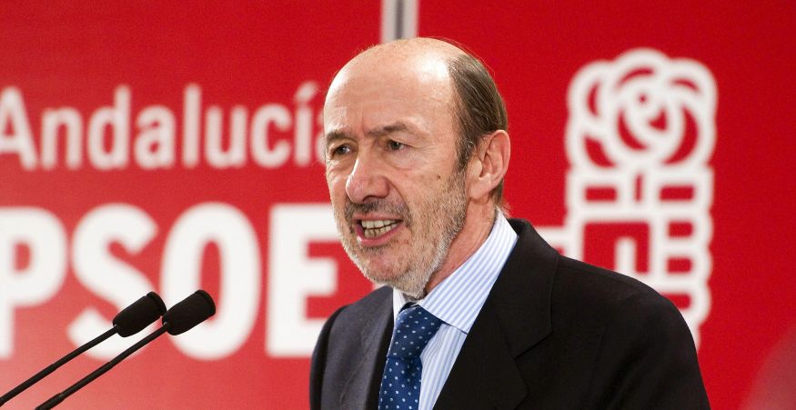 El exlíder del PSOE Alfredo Pérez Rubalcaba. Archivo Efe.