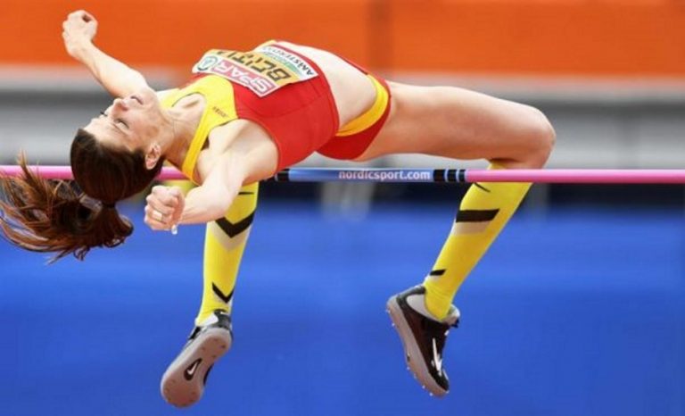 La española Ruth Beitia logra la victoria en prueba de salto de altura femenina con salto de 1,98