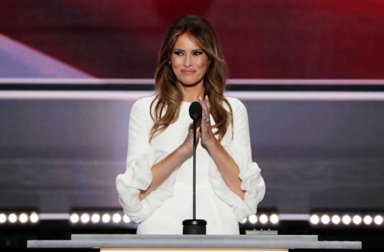 La mujer Donal Trump, Melania Trump: «Mi marido está listo para servir los Estados Unidos»