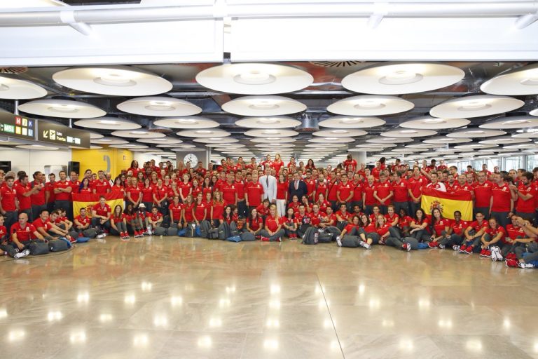 El Rey de España despide al equipo olímpico quienes son los «mejores embajadores» de la patria