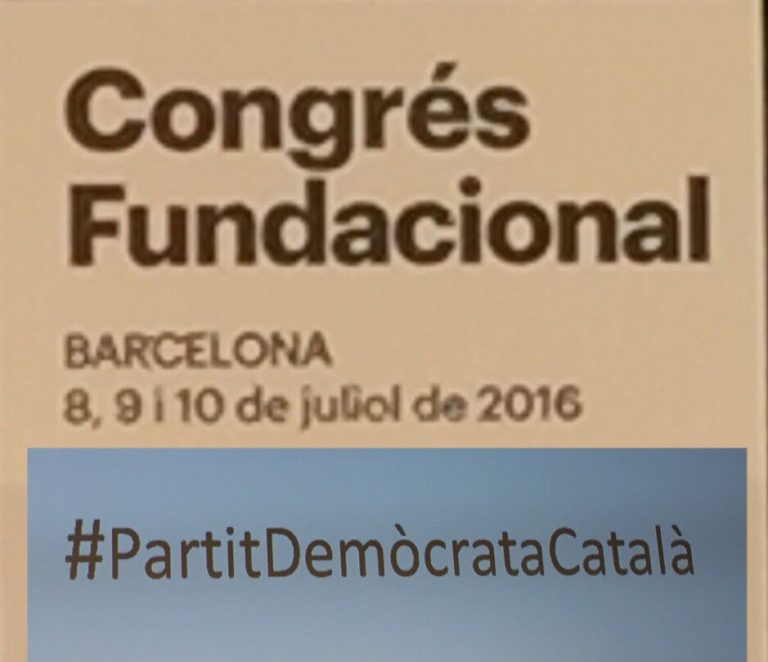 Nace «Partido Demócrata Catalán», nuevo partido separatista de Mas, Puigdemont y los Pujol