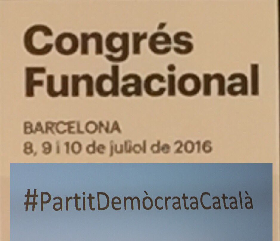 Nace «Partido Demócrata Catalán», nuevo partido separatista de Mas, Puigdemont y los Pujol. Lasvocesdelpueblo