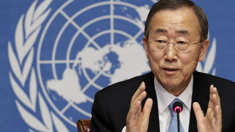 Secretario general de la ONU (Ban Ki-moon): «En Venezuela hay una crisis humanitaria»