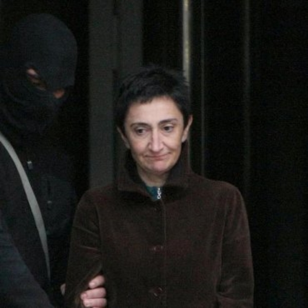 Imagen de la responsable de comunicación del aparato internacional de ETA (Xaki), Elena Beloki, condenada a 13 años de prisión por pertenencia a la banda terrorista. Archivo Efe.