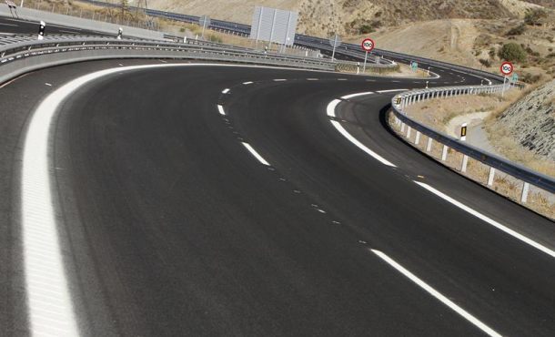 Tramo de la autovía de Albox, en la provincia de Almería. Archivo Efe.