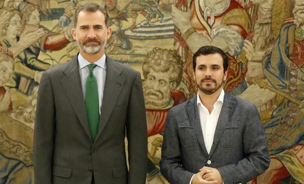 el-rey-felipe-vi-recibe-al-coordinador-federal-de-iu-alberto-garzon-d-hoy-en-el-palacio-de-la-zarzuela-en-la-primera-jornada-de-esta-nueva-ronda-de-contactos-efe