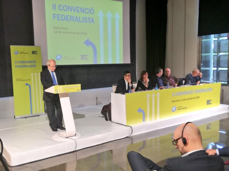 José Montilla (PSC): «Lo que quieren» JxSí y CUP «es la secesión y trabajan para hacerla posible»