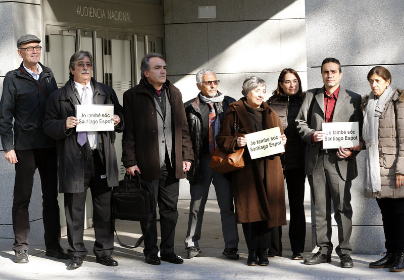 SANTIAGO ESPOT DECLARA COMO INVESTIGADO EN LA AUDIENCIA NACIONAL