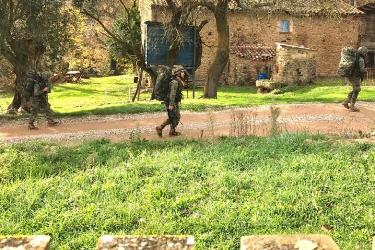 La presencia del Ejército asusta a CUP en Gerona que tacha de «provocación en toda regla»