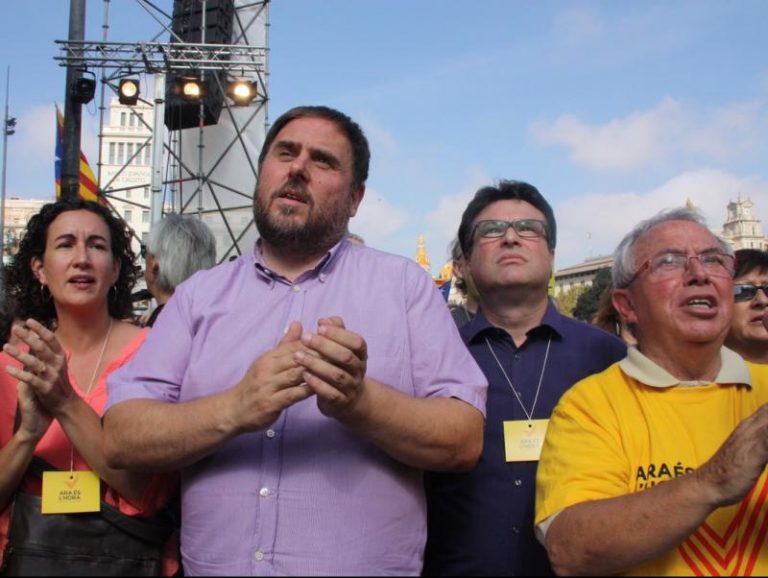 Nuet, el morado separatista que lucha «por el referéndum» y tacha de «autoritaria» a España