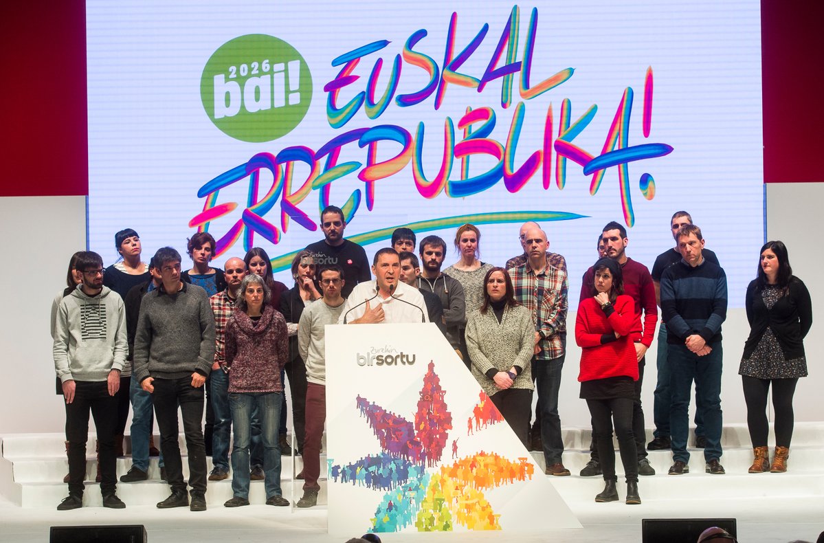 Congreso de la formación proetarra vasca Sortu, sábado 21 de enero de 2017. lasvocesdelpueblo.