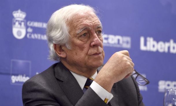 El Alto Comisionado del Gobierno para la Marca España, Carlos Espinosa de los Monteros, durante la conferencia 'Marca España, un proyecto de todos hecho realidad'. Efe