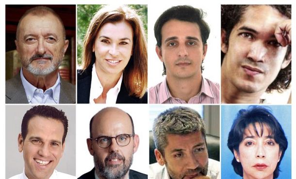 Los galardonados en la XXXIV edición de los Premios Internacionales de Periodismo Rey de España y Premio Don Quijote de Periodismo son (de izq a dcha).... Efe