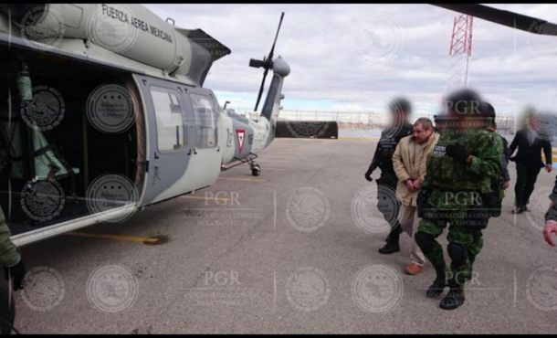 México, juves 19 enero de 2017. El Gobierno mexicano entregó hoy el líder del cártel de Sinaloa, Joaquín 'el Chapo' Guzmán, a Estados Unidos en el último día de Obama. Efe