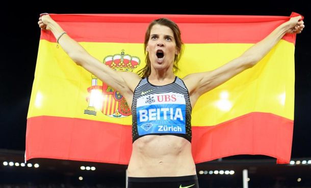 La española campeona olímpica de salto de altura, Ruth Beitia, en una imagen archivo de Efe.