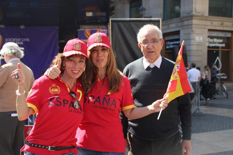 Barcelona (España), 19.03.2017. Marcha contra el 'golpe separatista' en el centro de Barcelona. Lasvocesdelpueblo (876)