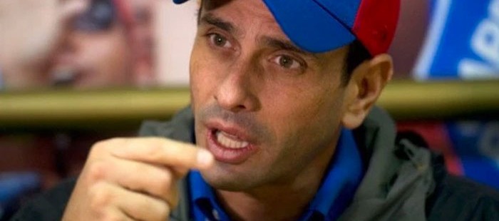 Caracas (Venezuela), sábado 8 de abril de 2017. Este viernes 07.04.2017, Henrique Capriles aseguró que la medida de inhabilitación por 15 años dictada... Lasvocesdelpueblo