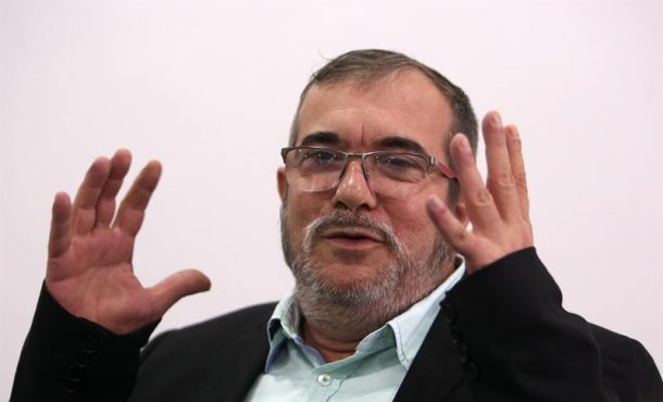 El máximo líder de las FARC, Rodrigo Londoño, alias 'Timochenko'. Archivo Efe.