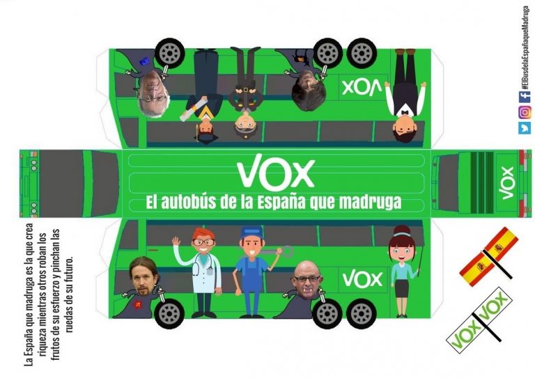 VOX lanza la campaña, «El Bus De la España Que Madruga» para «pagar el despilfarro autonómico»