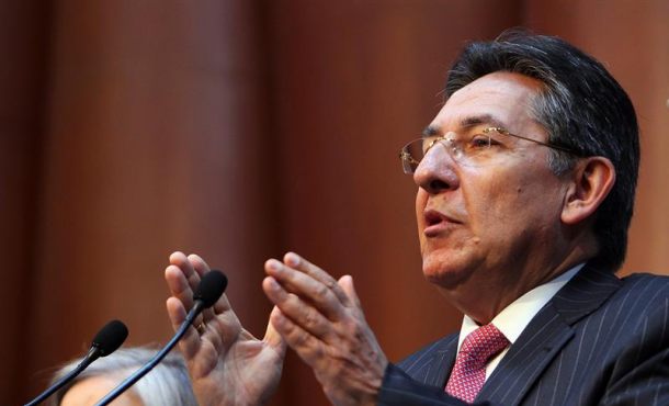 En la imagen, el fiscal general de Colombia, Néstor Humberto Martínez. Archivo Efe.