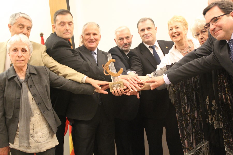 Pl. Cataluña (Barcelona). Hotel Catalonia, 08.04.2017. Josep Bou, II edición Premio Catalanes Por España 2017. Lasvocesdelpuebl (586)