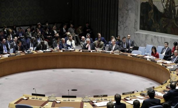 Vista general del Consejo de Seguridad en la sede de la ONU en Nueva York, hoy 7 de abril de 2017. Efe.