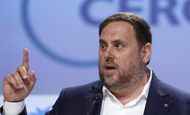 El vicepresidente del Gobierno de Cataluña y consejero de Economía y Hacienda, Oriol Junqueras durante la XXXIII Reunión del Círculo de Economía de Sitges. Efe.