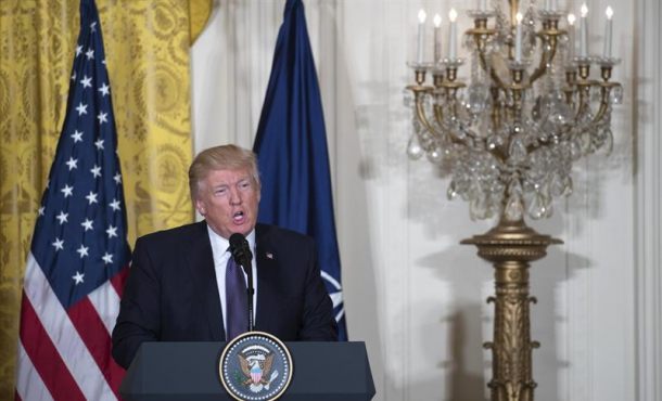 En la imagen, el presidente de Estados Unidos, Donald Trump. Archivo Efe.