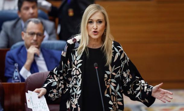 La presidenta regional de Madrid y actual presidenta del PP madrileño, Cristina Cifuentes. Archivo Efe.