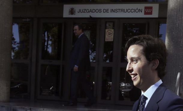 Nicolás Gómez Iglesias, conocido como el pequeño Nicolás, a su llegada a los juzgados de Plaza de Castilla. Archivo Efe.