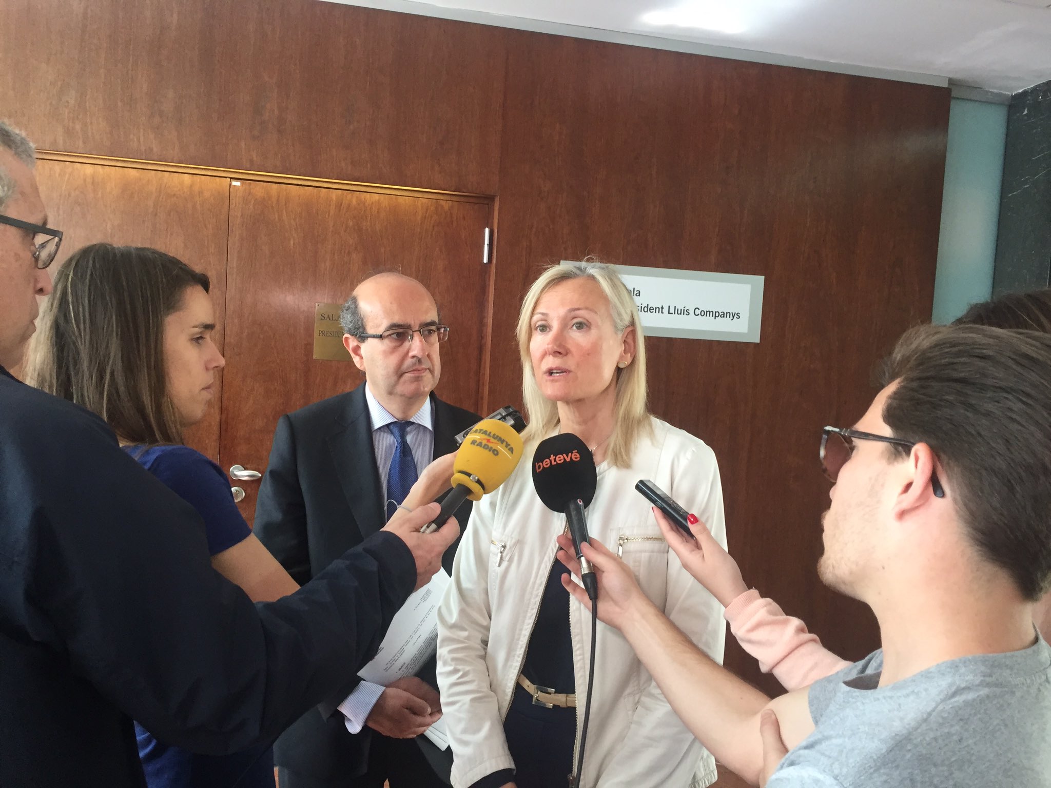 La portavoz del grupo popular en Ato. Barcelona, Ángeles esteller, asegura que. 19.05.2017. Lasvocesdelpueblo.