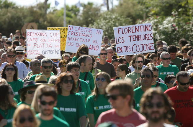 Lérida (España), 14 de mayo de 2017. (El Confidencial)-. Proyecto Castor, Castellón Gas natural. Un proyecto 'innecesario y faraónico. Efe.