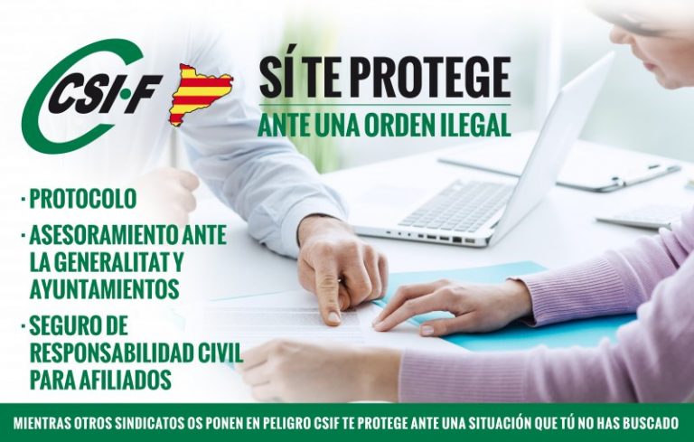 SCIF da instrucciones a funcionarios en Cataluña ante un referéndum, «orden ilegal»