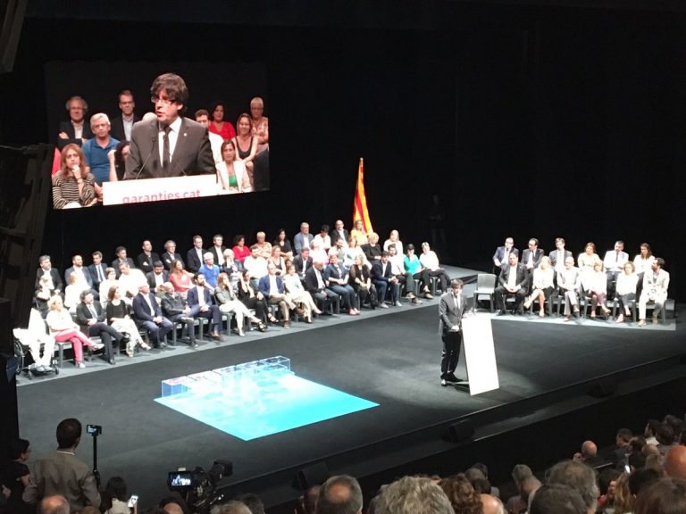 Puigdemont: Ningún poder de España impedirá el referéndum , el separatismo»hará posible la victoria»