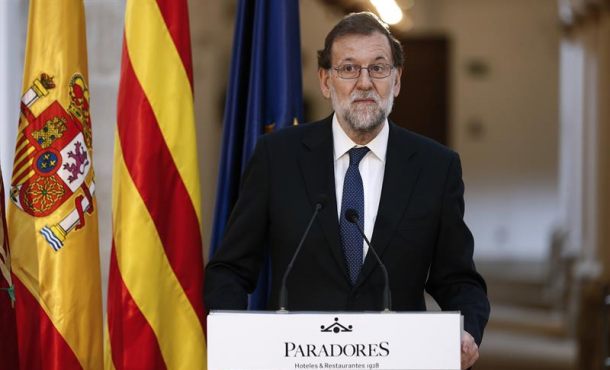 Cataluña (Lérida) España, 20.07.2017. El presidente del Gobierno, Mariano Rajoy, ha rechazado hoy en Cataluña los 'caminos de la ruptura que no llevan a ninguna parte'. Efe.