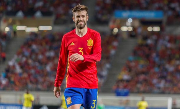 El jugador del F.C. Barcelona y defensa de la selección española de fútbol Gerard Piqué. Archivo Efe.