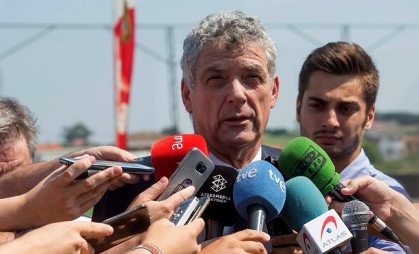 El presidente de la Federación Española de Fútbol, Ángel María Villar. Archivo Efe.