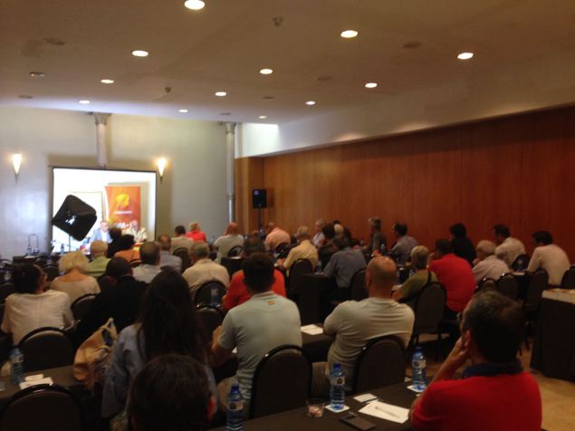 En la imagen, asistentes y simpatizantes este viernes 7 de julio de 2017, durante la primera jornada del IV Congreso de Somatemps. Lasvocesdelpueblo.