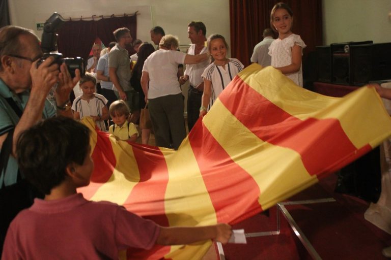 La bandera separatista ‘Estrellada’, catalanizada en IV Congreso de Somatemps