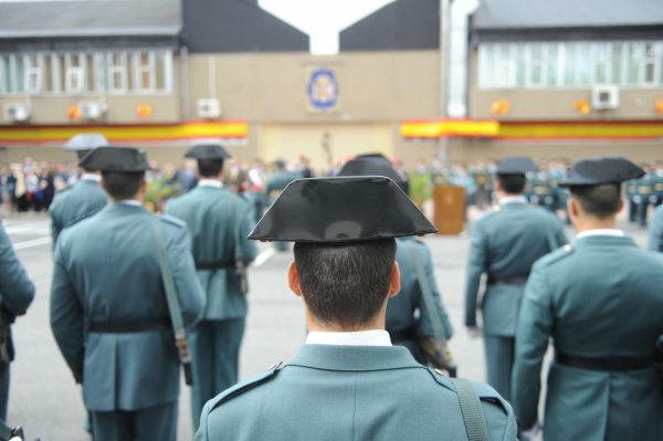 Agentes de la Guardia Civil en un cuartel. Archivo Efe
