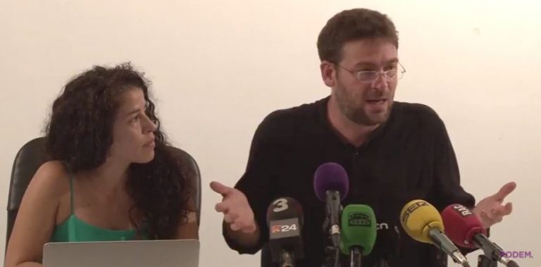 Podemos Cataluña votará en contra de la Ley del Referéndum del 1-O en Cataluña