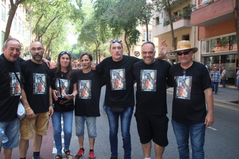 El catalán fundador de ‘Tierra Libre’, Frederic Bentanachs, y CUP contra la Guardia Civil