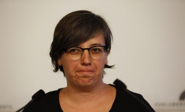 La presidenta del grupo parlamentario de la formación marxista separatista catalana (CUP), Mireia Boya. Archivo Efe.