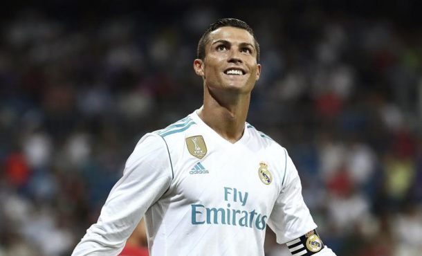 MADRID (ESPAÑA), miércoles 23.08.2017. El delantero del Real Madrid, el portugués Cristiano Ronaldo, tras vencer a la Fiorentina por 2-1 en el partido del Trofeo Bernabéu en Madrid. Efe.
