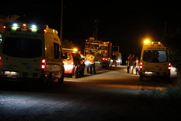 Montsiá (España), jueves 17 de agosto de 2017. muerto y 7 heridos en una fuerte explosión en una vivienda de Montsiá (Cataluña). ACN.