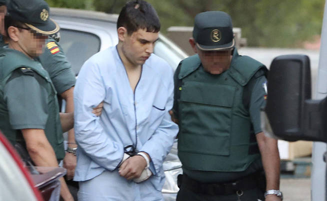 Salah El Karib, uno de los cuatro detenidos en relación con los atentados yihadistas cometidos el jueves pasado en Barcelona y Cambrils (Tarragona). Efe