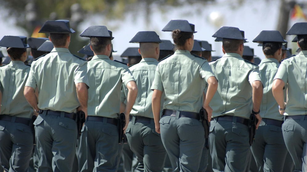 Una promoción de la Guardia Civil en la Academia de Baeza (Jaén). Archivo Efe