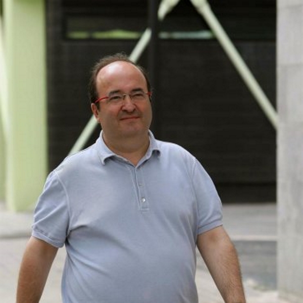 BARCELONA (ESPAÑA) o3.09.2017.-El primer secretario del PSC, Miquel Iceta, durante la entrevista con Efe en la que ha asegurado que si finalmente la Generalidad. Efe