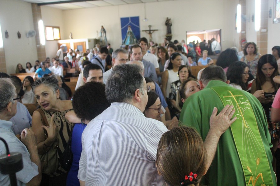 HOSPITALET DE LLOBREGAT (BARCELONA) ESPAÑA, domingo 03.09.2017. Misa de homenaje al Padre Custodio. Lasvocesdelpueblo (1360)