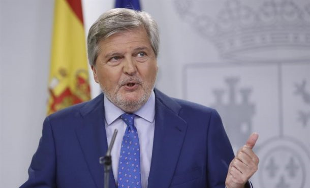 MARDRID (ESPAÑA), 01.09.2017. El portavoz del Gobierno y ministro de Educación, Cultura y Deporte, Íñigo Méndez de Vigo. Efe.